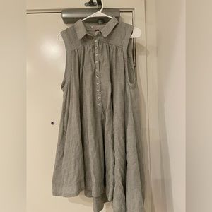 Free People Striped Blouse Dress